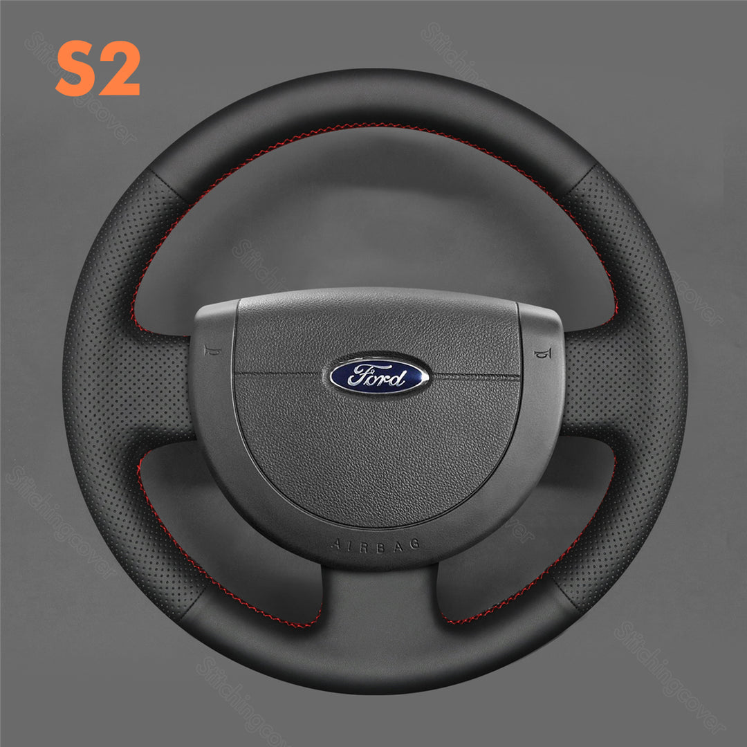 Steering Wheel Cover for Ford Fiesta MK6 Transit Connect Fusion 2002-2012
