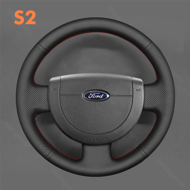 Steering Wheel Cover for Ford Fiesta MK6 Transit Connect Fusion 2002-2012