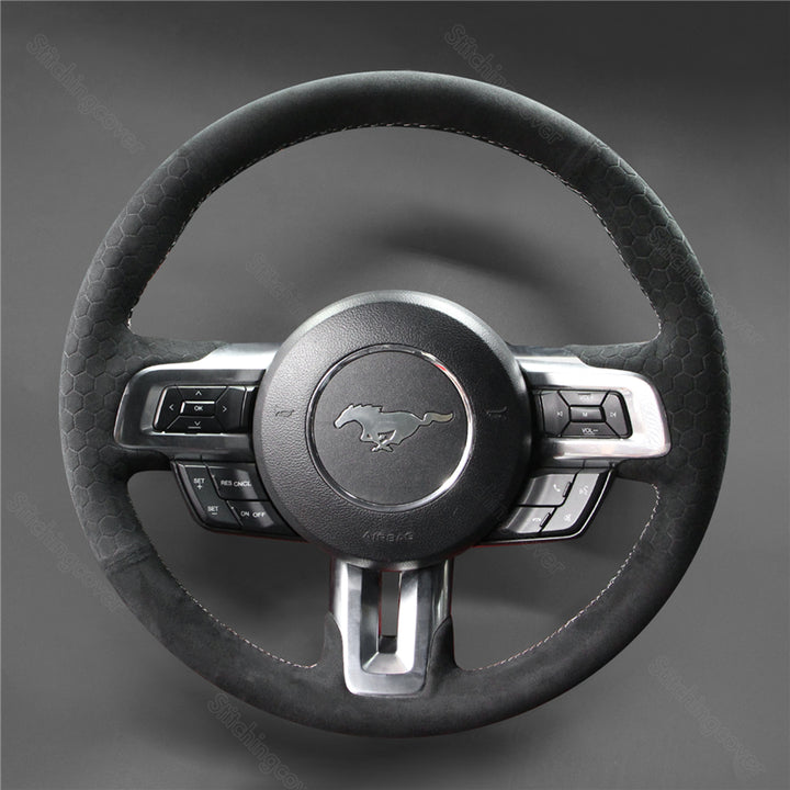 Steering Wheel Cover for Ford Mustang 2015-2023
