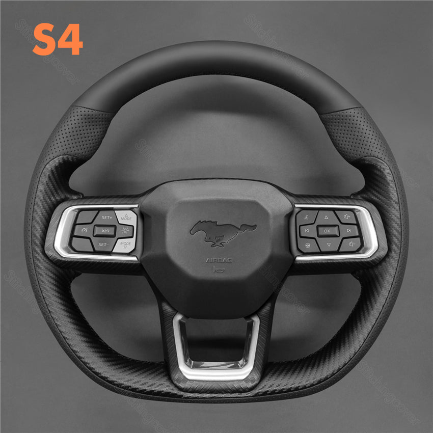 Steering Wheel Cover for Ford Mustang Ecoboost S650 Dark Horse 2024