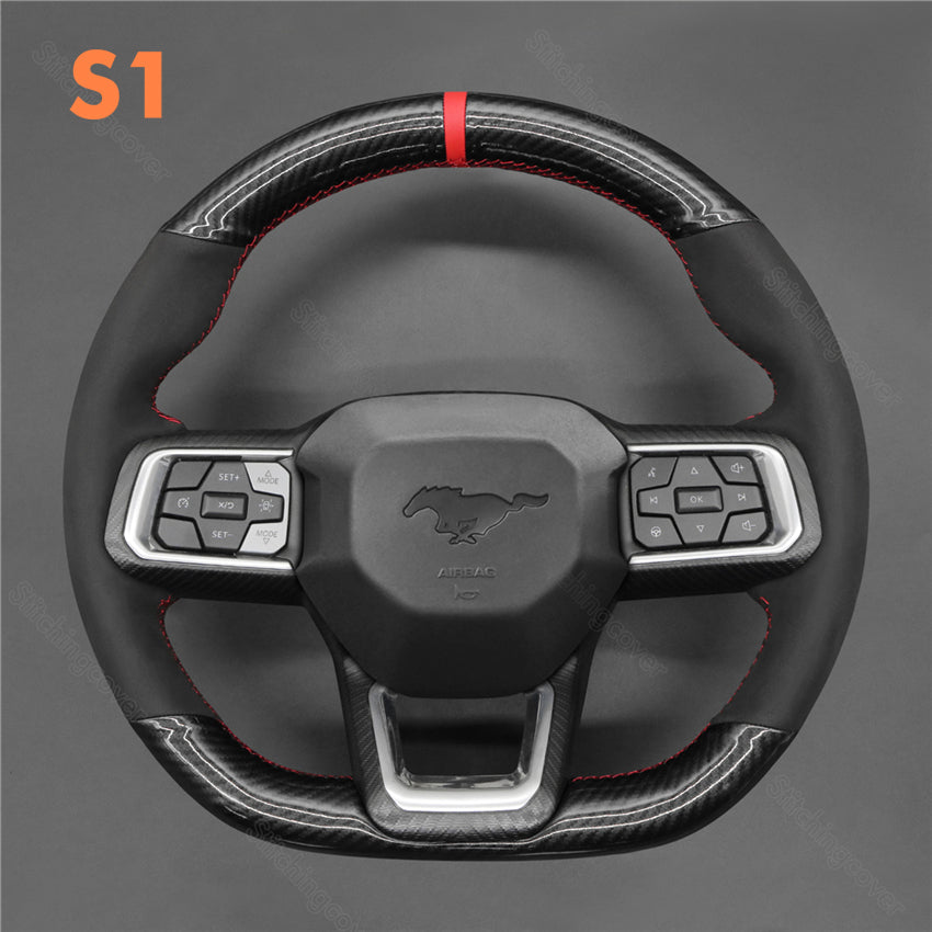 Steering Wheel Cover for Ford Mustang Ecoboost S650 Dark Horse 2024