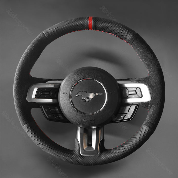 Steering Wheel Cover for Ford Mustang GT Ecoboost 2015-2023