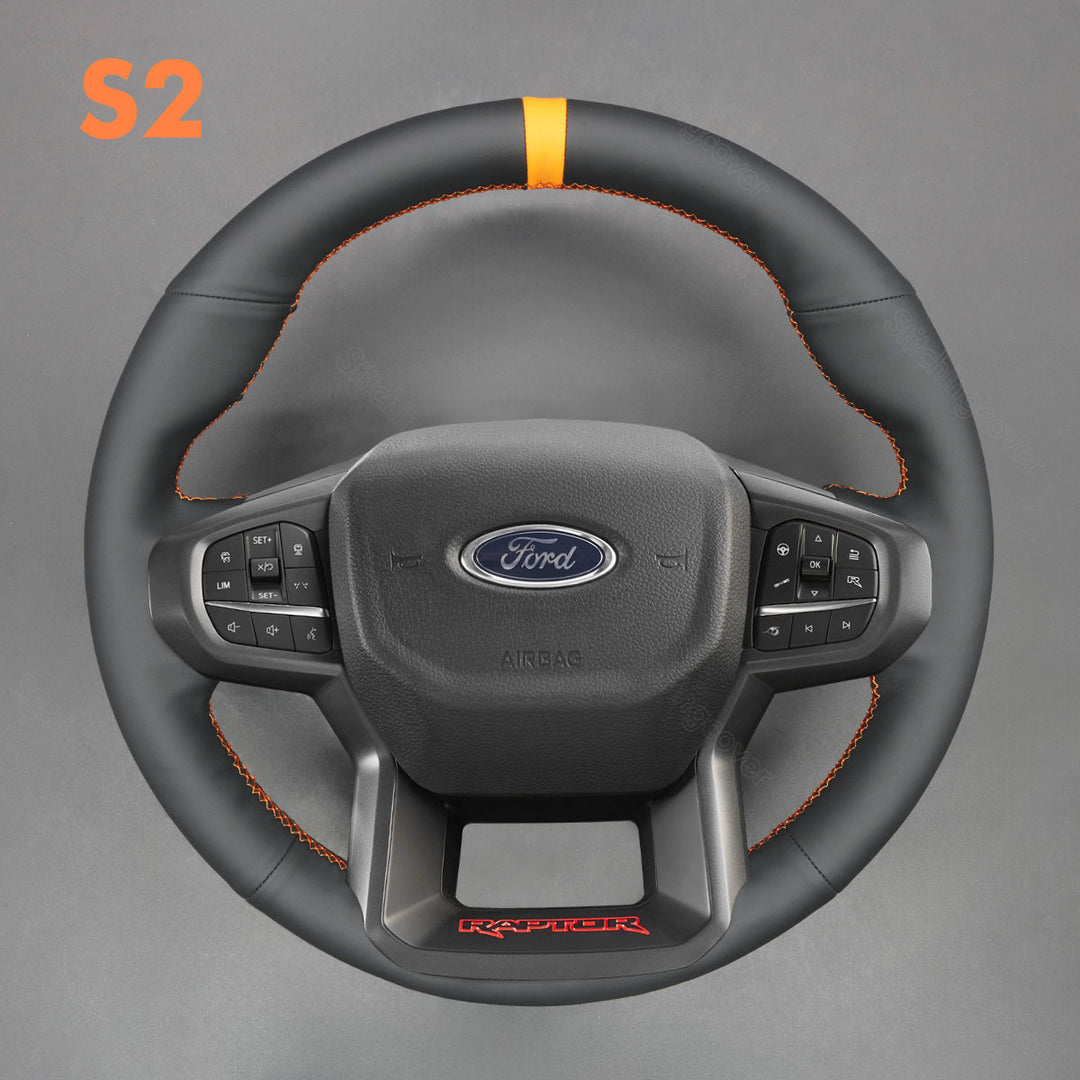 Steering Wheel Cover for Ford Ranger Raptor 2022 2023 2024