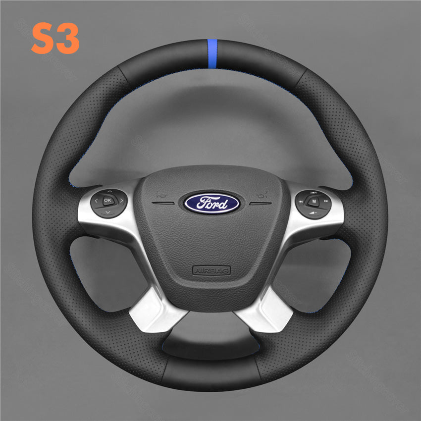Steering Wheel Cover for Ford Transit Cargo Chassis Cab Connect Grand Cutaway Wagon Passenger Tourneo Connect Custom 2013-2023