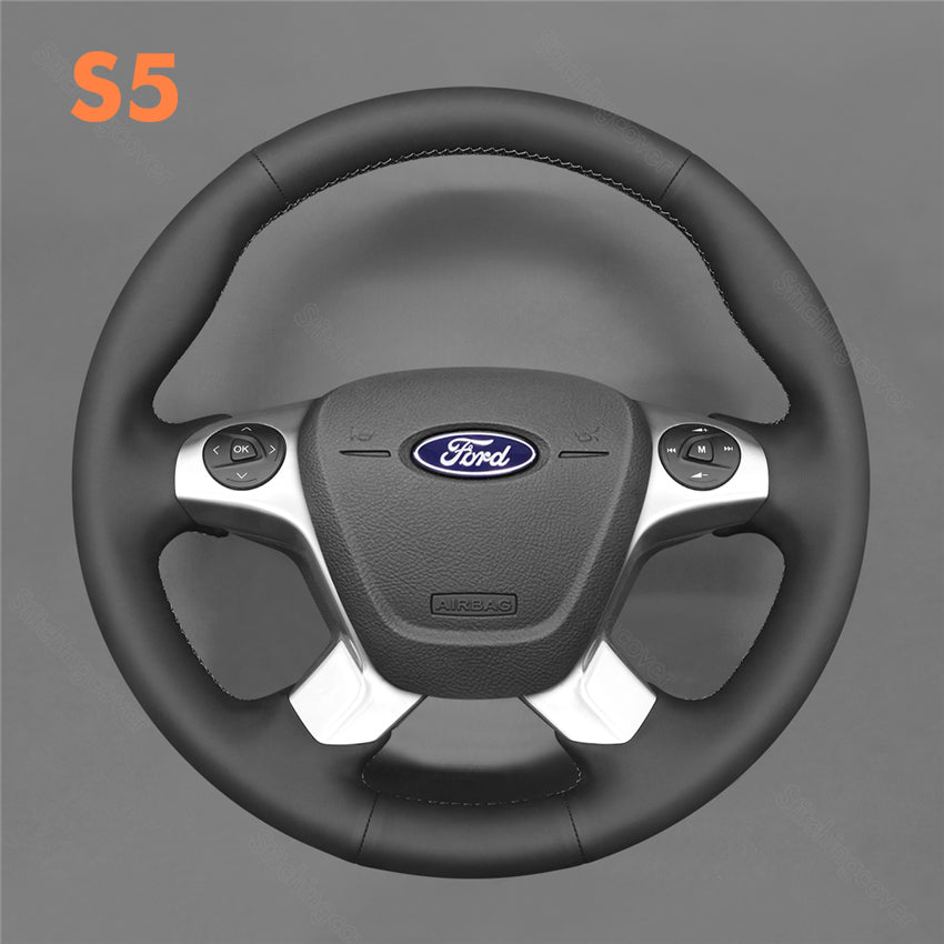 Steering Wheel Cover for Ford Transit Cargo Chassis Cab Connect Grand Cutaway Wagon Passenger Tourneo Connect Custom 2013-2023
