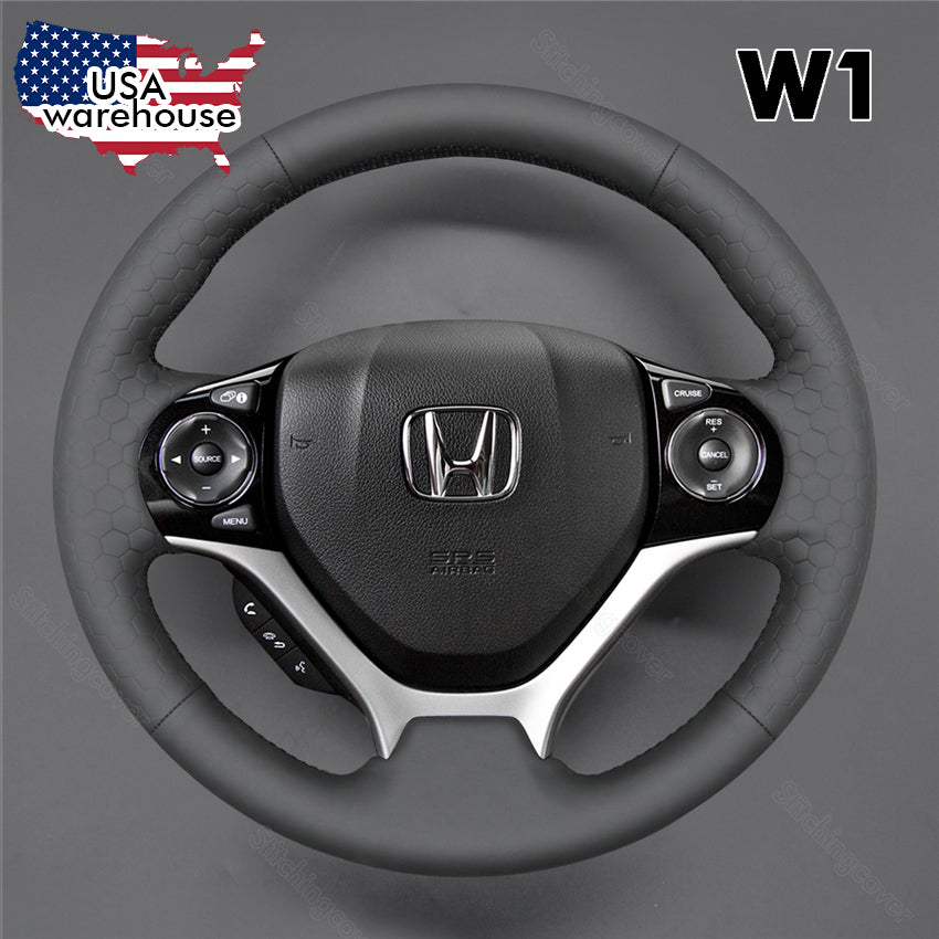 Steering Wheel Cover for Honda Civic 9 9th Gen EX LX 2012-2016