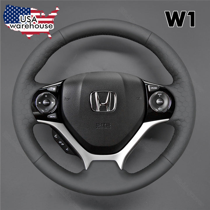 Steering Wheel Cover for Honda Civic 9 9th Gen EX LX 2012-2016