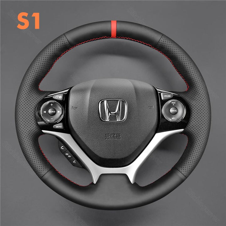Steering Wheel Cover for Honda Civic 9th Hybrid Gen EX LX 2012-2016
