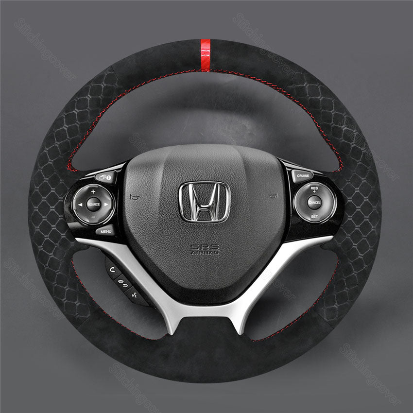 Steering Wheel Cover for Honda Civic 9th Hybrid Gen EX LX 2012-2016