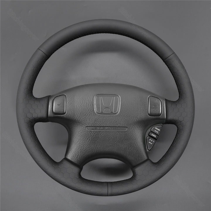USA Warehouse Steering Wheel Cover for Honda Civic CRV CR-V Prelude Accord 6 Odyssey 1996-2001#year_1996-2000