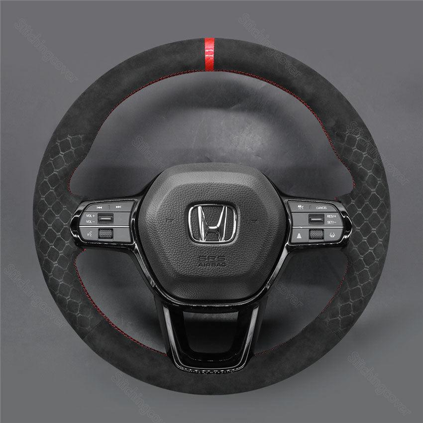 Steering Wheel Cover for Honda Civic Type R FL5 11th Si LX CRV HRV ZRV Accord Pilot Passport 2022 2023 2024 2025 2026