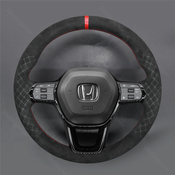Steering Wheel Cover for Honda Civic Type R FL5 11th Si LX CRV HRV ZRV Accord Pilot Passport 2022 2023 2024 2025 2026