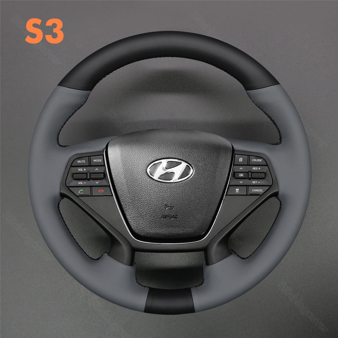 Steering Wheel Cover for Hyundai Sonata 2015-2019