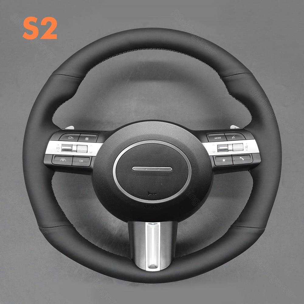 Steering Wheel Cover for Hyundai Sonata Tucson N line Santa Cruz SE 2024 2025 2026