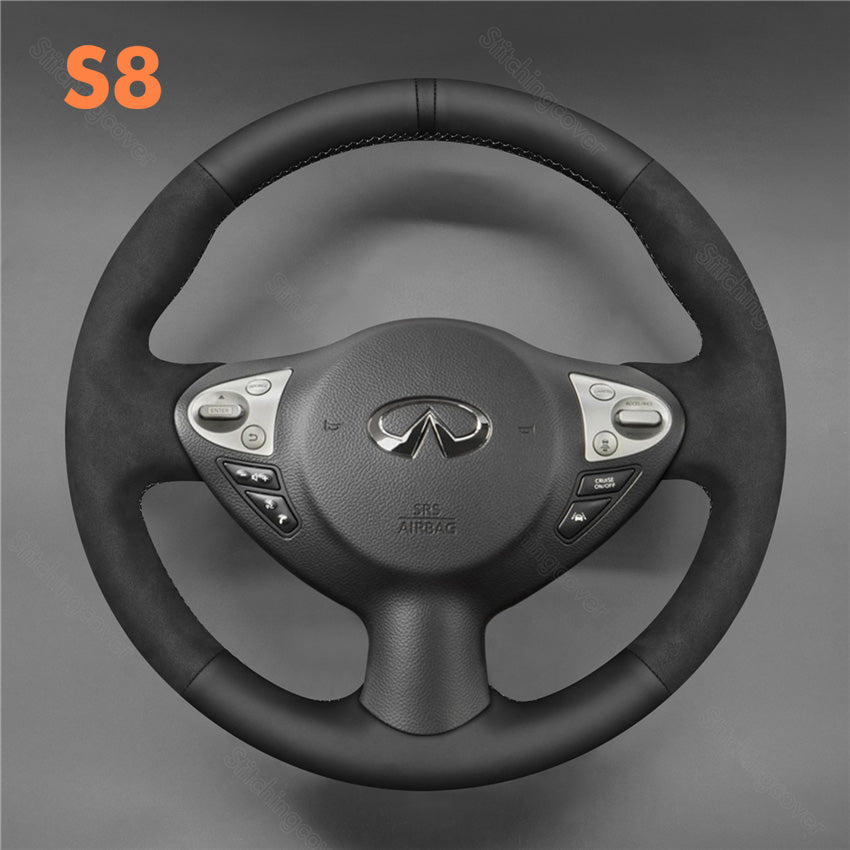 Steering Wheel Cover for Infiniti FX35 FX37 FX50 QX70 2009-2016