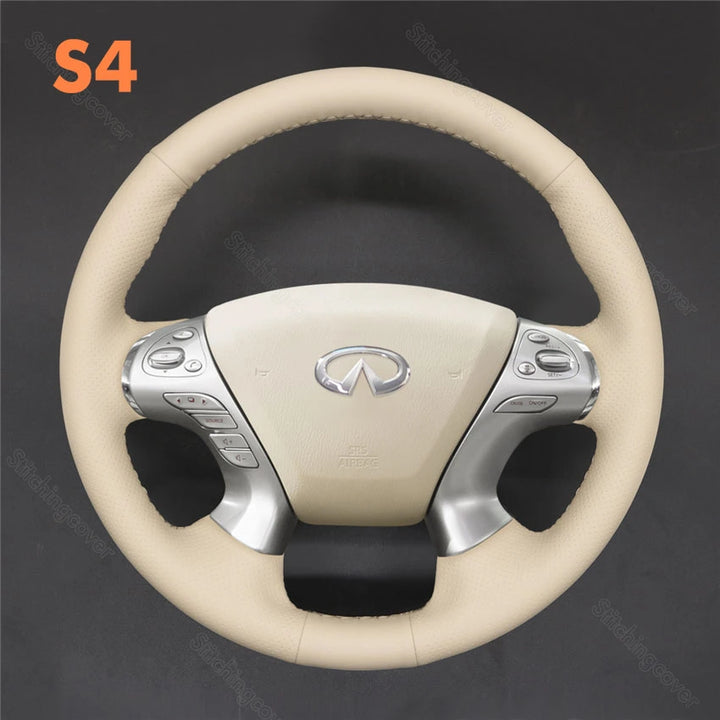 Steering Wheel Cover for Infiniti JX35 M35 M37 M56 Q70 QX60 2011-2021