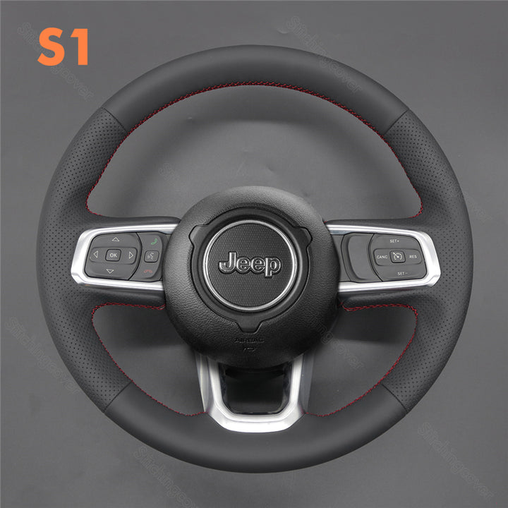 Steering Wheel Cover for Jeep Wrangler Gladiator 2018 2019 2020 2021 2022 2023 2024