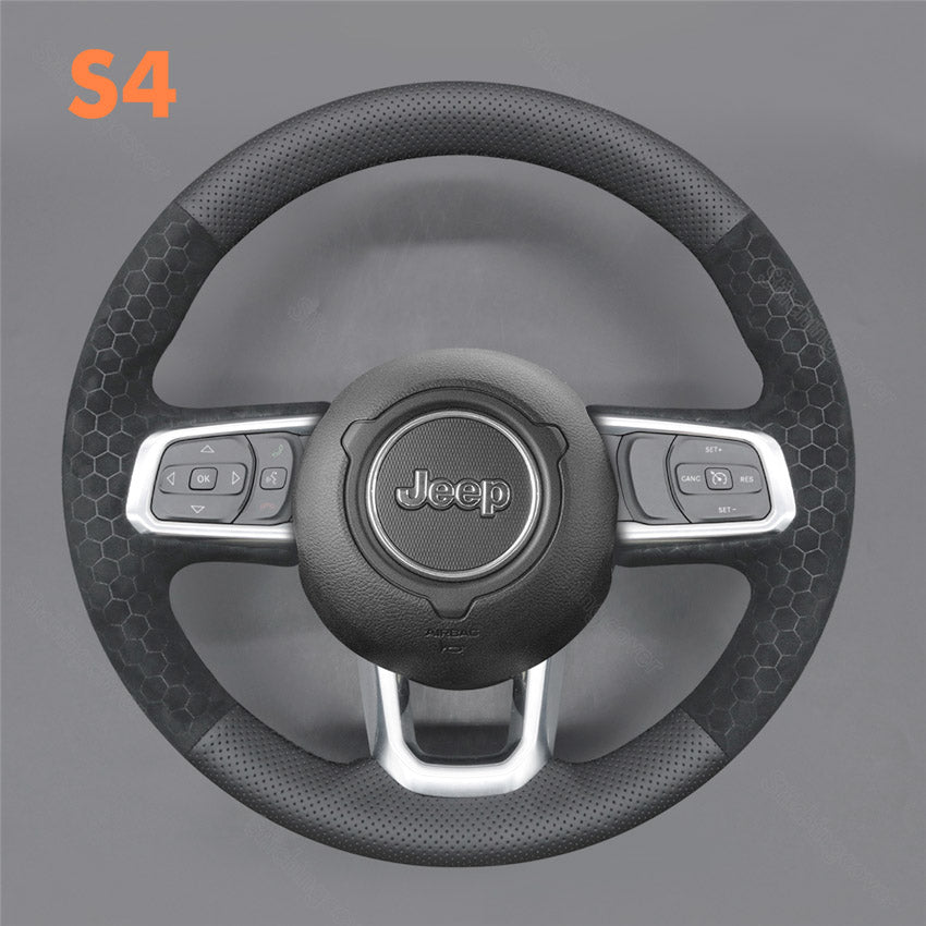 Steering Wheel Cover for Jeep Wrangler Gladiator 2018 2019 2020 2021 2022 2023 2024