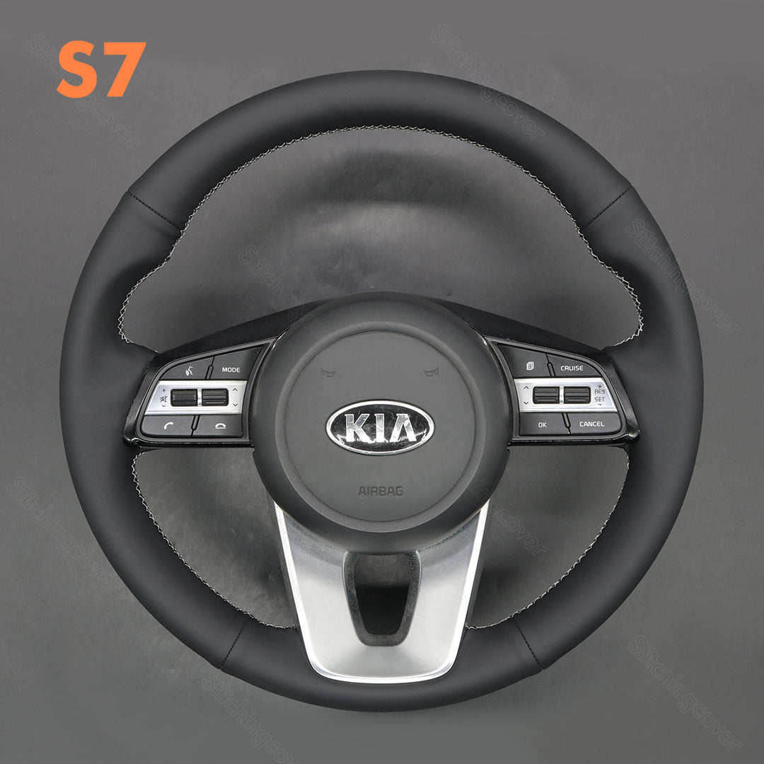 Steering Wheel Cover for Kia Forte Seltos Optima Ceed 3 Proceed Xceed Optima 5 Cerato 2019-2024