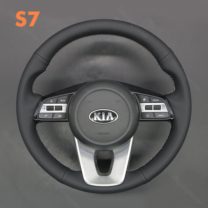 Steering Wheel Cover for Kia Forte Seltos Optima Ceed 3 Proceed Xceed Optima 5 Cerato 2019-2024