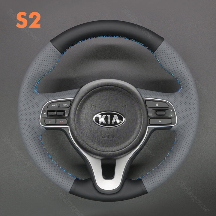 Steering Wheel Cover for Kia K5 Optima Sportage KX5 Niro 2016-2019