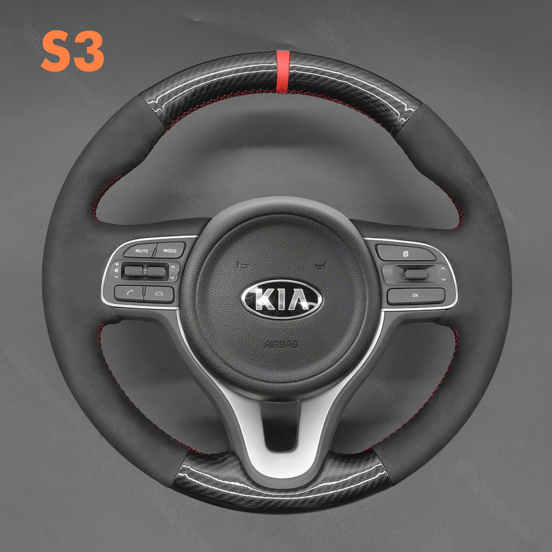 Steering Wheel Cover for Kia K5 Optima Sportage KX5 Niro 2016-2019