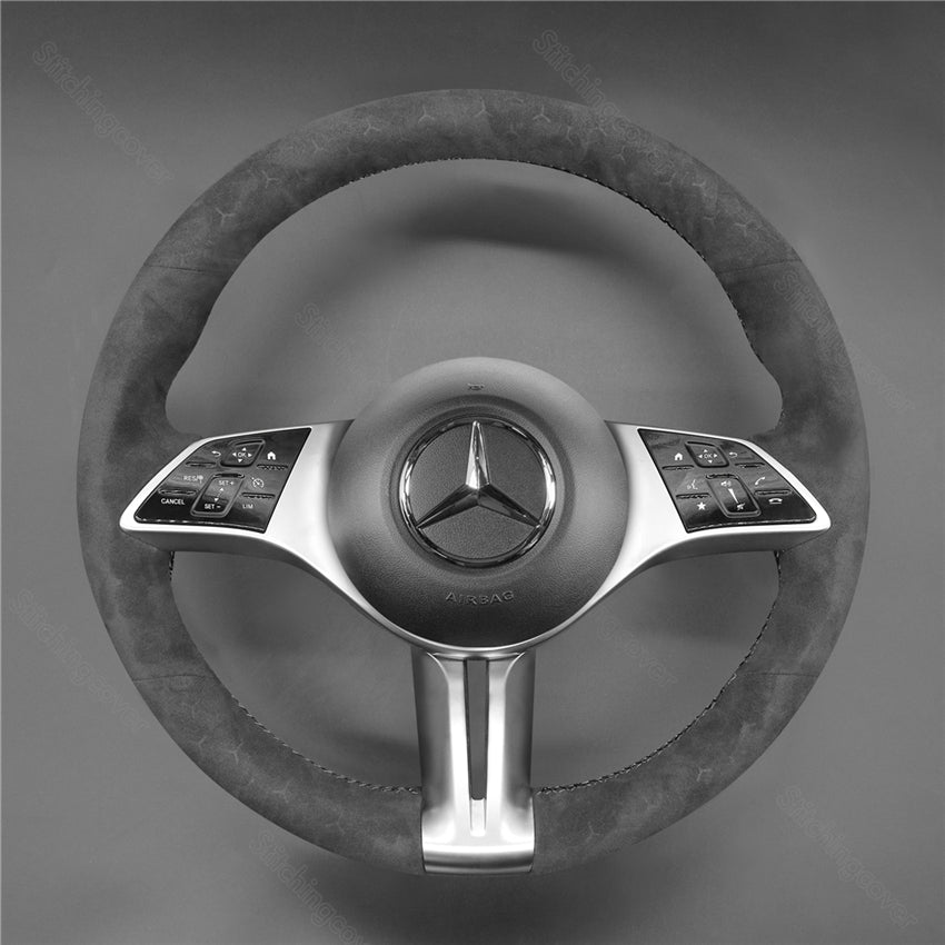 Steering Wheel Cover for Mercedes-Benz CLS-Class E-Class GLA-Class GLB-Class GLC-Class EQS 2021-2025
