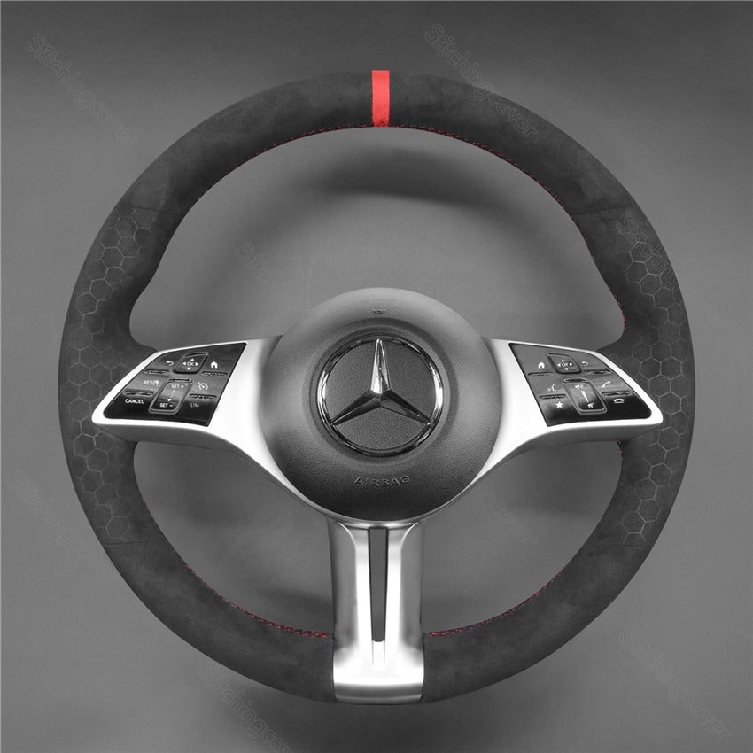 Steering Wheel Cover for Mercedes-Benz CLS-Class E-Class GLA-Class GLB-Class GLC-Class EQS 2021-2025