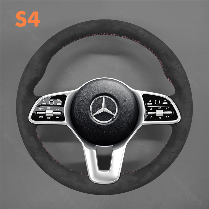 Steering Wheel Cover for Mercedes Benz Sprinter W177 W205 C118 C257 W213 W463 H247 X253 X167 2019-2023