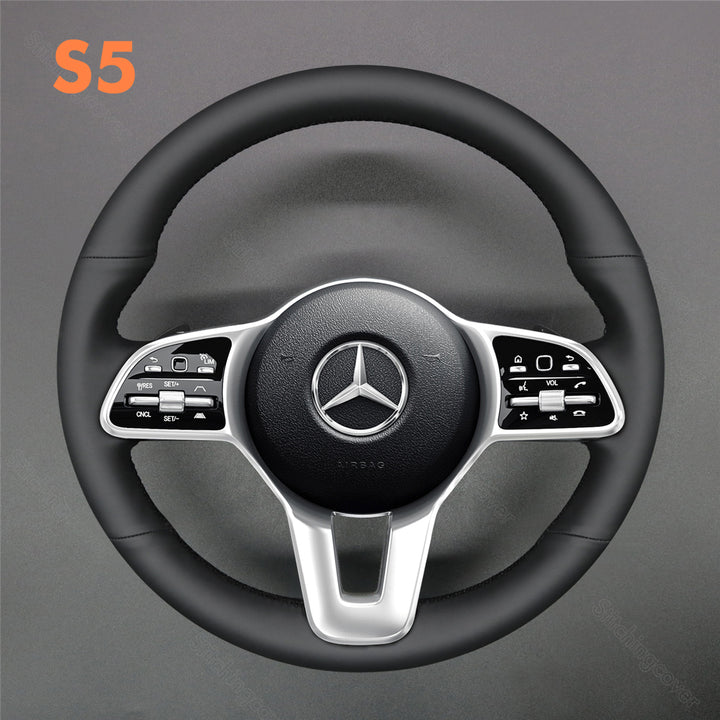 Steering Wheel Cover for Mercedes Benz Sprinter W177 W205 C118 C257 W213 W463 H247 X253 X167 2019-2023