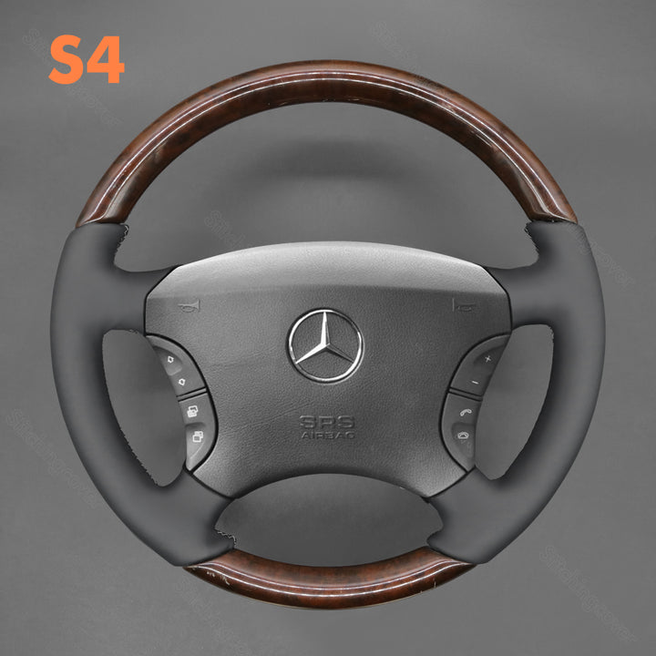 Steering Wheel Cover for Mercedes benz CL-Class C215 S-Class W220 S430 S500 S600 S55 2000-2006
