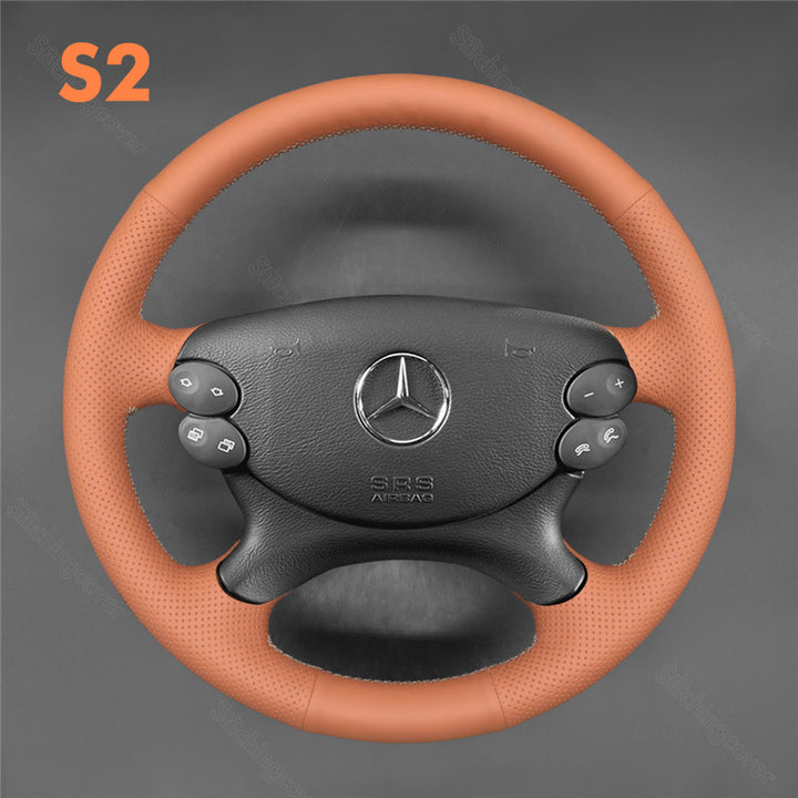 Steering Wheel Cover for Mercedes benz E350 W211 C209 C219 W463 R230 SL500 CLK500