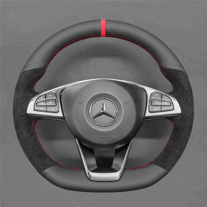 Funda para volante para Mercedes Benz GLE 43 W205 C43 C117 X156 C218 W213 C253 X253 W166 W222 R172 R231