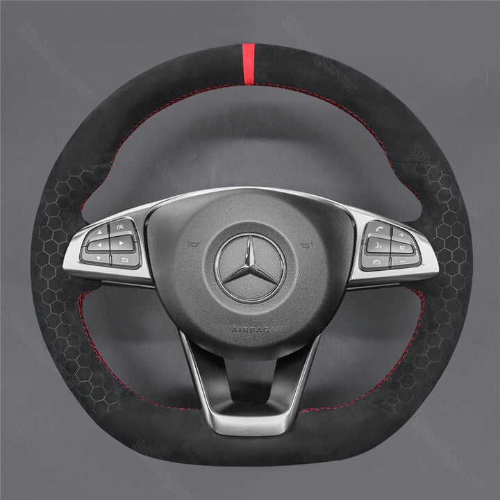 Steering Wheel Cover for Mercedes benz GLE 43 W205 C43 C117 X156 C218 W213 C253 X253 W166 W222 R172 R231