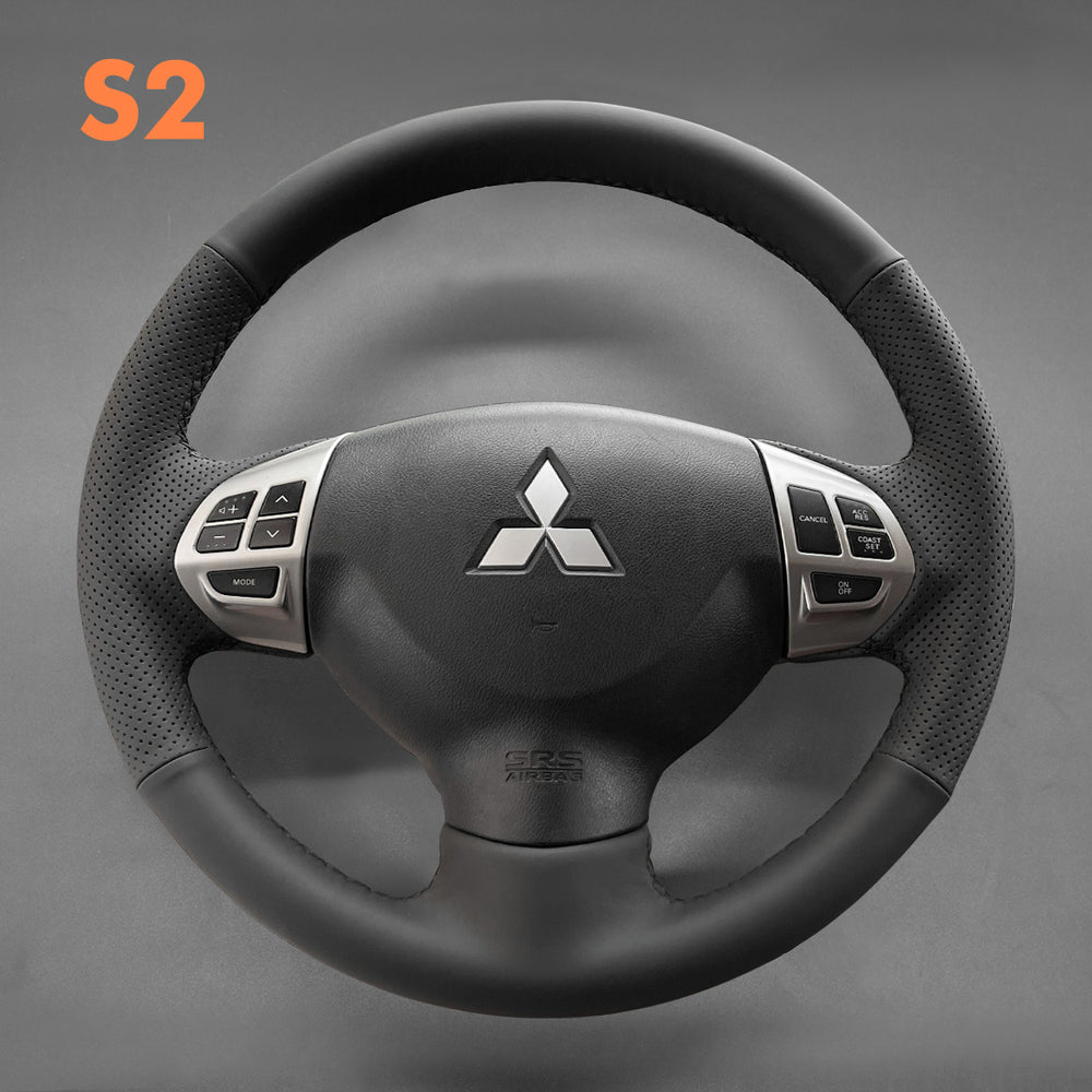 Steering Wheel Cover for Mitsubishi i-MiEV Lancer 9 IX Lancer Sportback Outlander Sport RVR ASX Colt L200 Triton