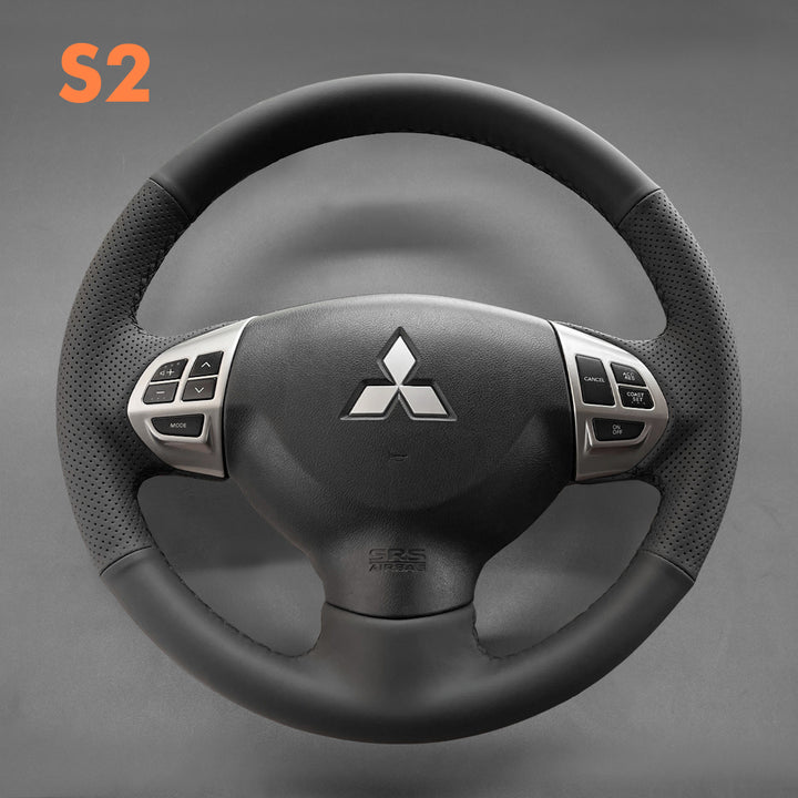 Steering Wheel Cover for Mitsubishi i-MiEV Lancer 9 IX Lancer Sportback Outlander Sport RVR ASX Colt L200 Triton