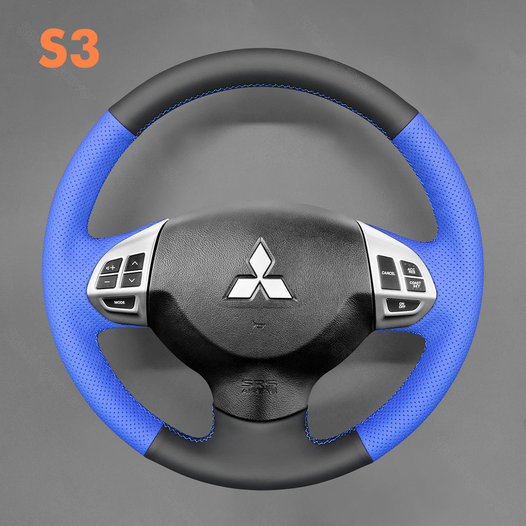 Steering Wheel Cover for Mitsubishi i-MiEV Lancer 9 IX Lancer Sportback Outlander Sport RVR ASX Colt L200 Triton