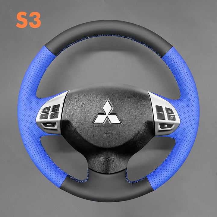 Steering Wheel Cover for Mitsubishi i-MiEV Lancer 9 IX Lancer Sportback Outlander Sport RVR ASX Colt L200 Triton