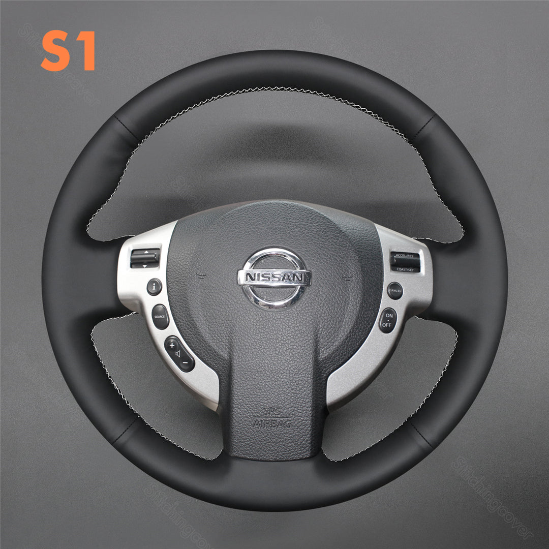 Steering Wheel Cover for Nissan NV200 Evalia Qashqai X-Trail Serena Rogue Sentra 2006-2013