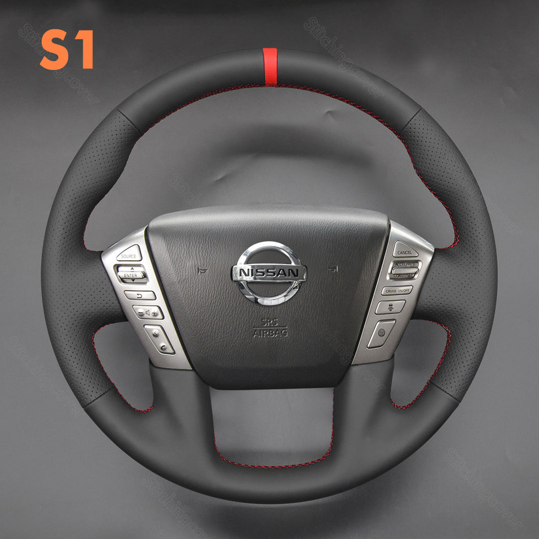 Steering Wheel Cover for Nissan NV2500 Passenger Titan Armada Frontier Crew Cab 2013-2026