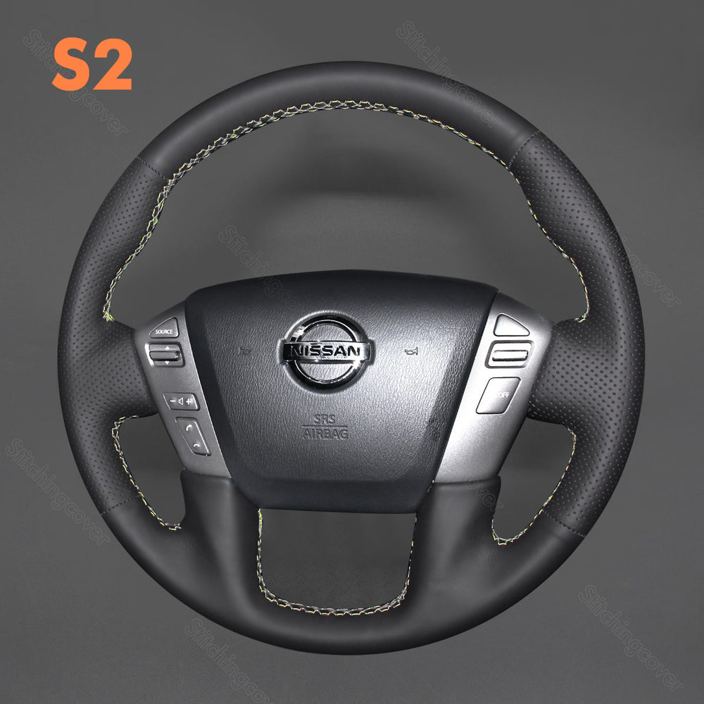 Steering Wheel Cover for Nissan NV2500 Passenger Titan Armada Frontier Crew Cab 2013-2026
