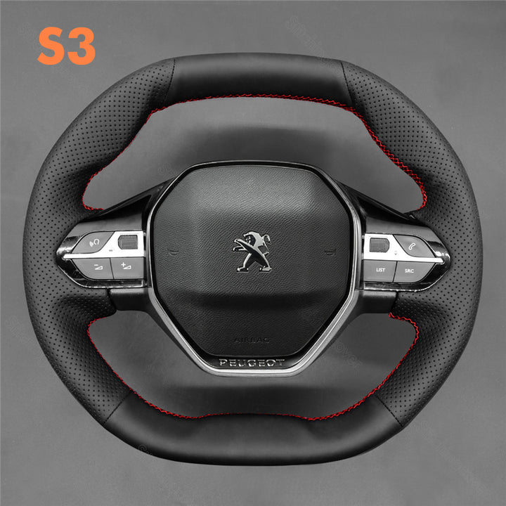 Steering Wheel Cover for Peugeot 208 308 508 SW 2008 3008 5008 Partner Partner 2017-2022