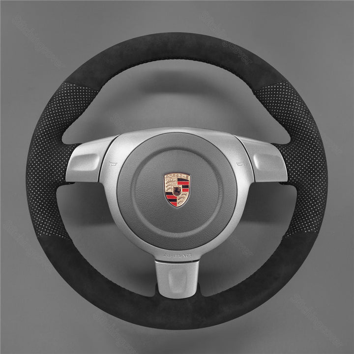 Steering Wheel Cover for Porsche 911 997 Boxster 987 Cayman 2006-2009