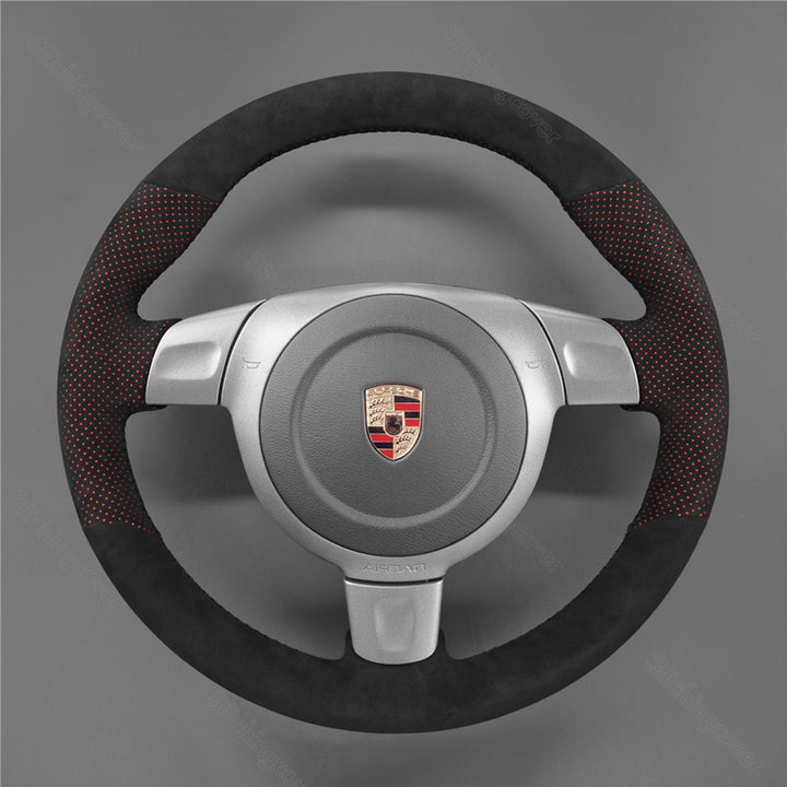 Steering Wheel Cover for Porsche 911 997 Boxster 987 Cayman 2006-2009
