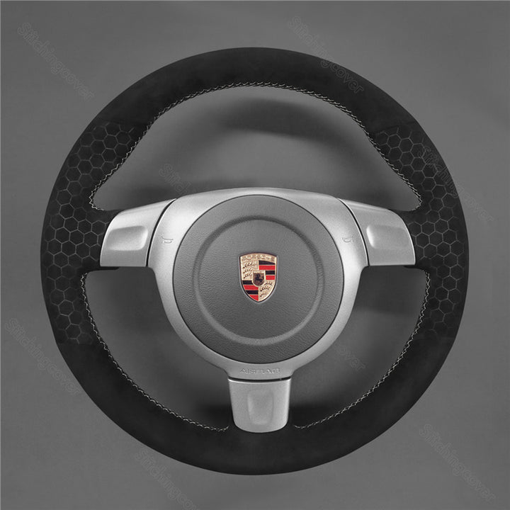 Steering Wheel Cover for Porsche 911 997 Boxster 987 Cayman 2006-2009
