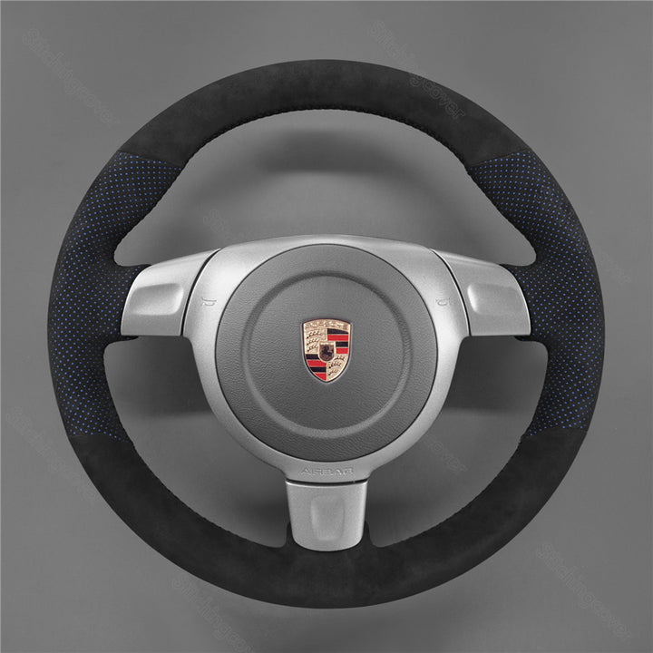 Steering Wheel Cover for Porsche 911 997 Boxster 987 Cayman 2006-2009