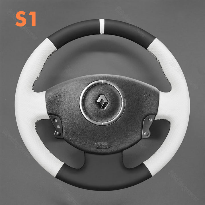 Steering Wheel Cover for Renault Megane 2 Scenic 2 Grand Scenic Kangoo 2 2003-2013