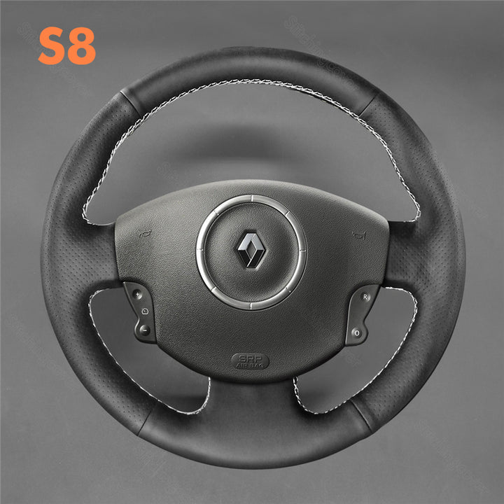 Steering Wheel Cover for Renault Megane 2 Scenic 2 Grand Scenic Kangoo 2 2003-2013