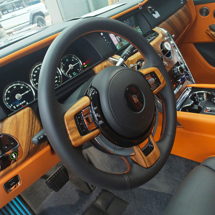 Steering Wheel Cover for Rolls Royce Culinan Ghost Series II 2014-2025