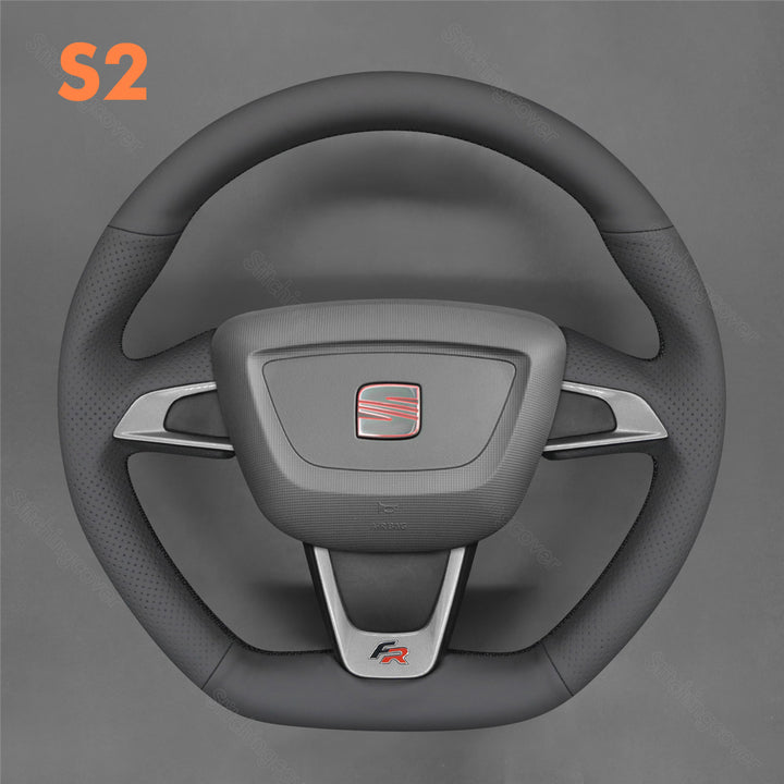 Steering Wheel Cover for Seat Ibiza 6J FR CUPRA Mii FR 2013-2020